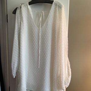 Lucy Love white coverup style dress